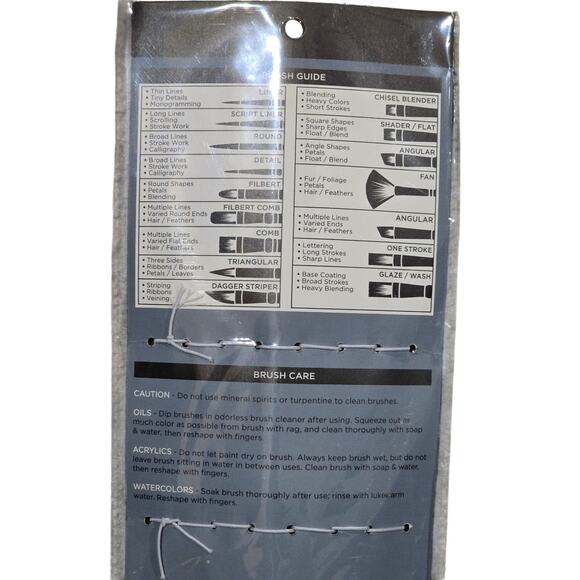 Painters Brushes and Brush Holder Set NWT - Picture 2 of 2